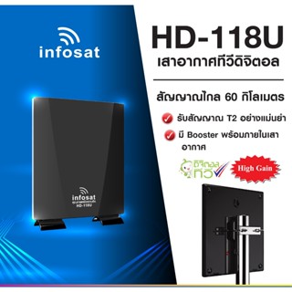 เสาทีวีดิจิตอล Infosat outdoor-indoor รุ่น HD-118U สำหรับรับ…