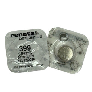 ถ่านRenata 399/SR927W silver 1.55V ของแท้ 1ก้อน