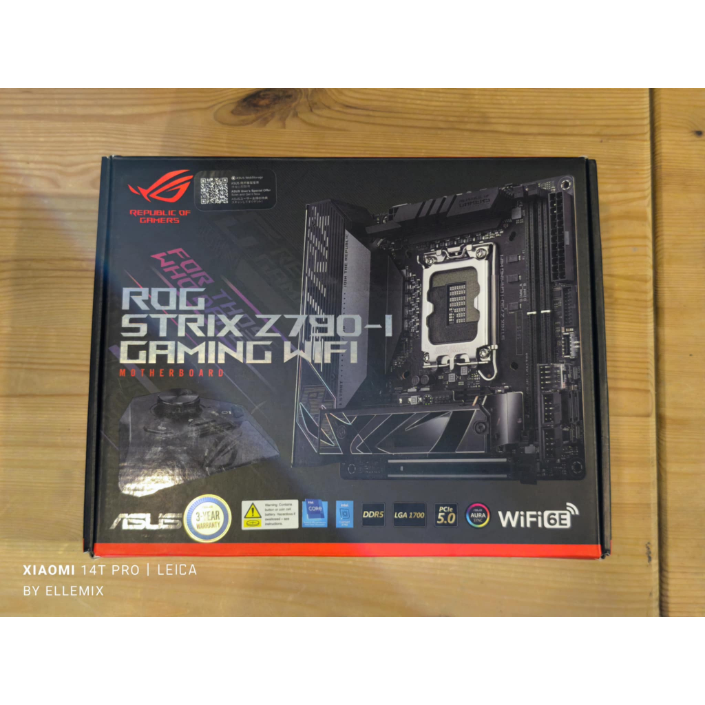 MAINBOARD (เมนบอร์ด) ASUS ROG STRIX Z790-I GAMING WIFI (SOCKET LGA 1700) (MINI-ITX) มือสอง ประกันศูน