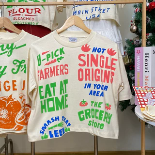 SIS.ON | พร้อมส่ง Crop top เสื้อครอปผ้าดิบ (คอตตอน) SHE
