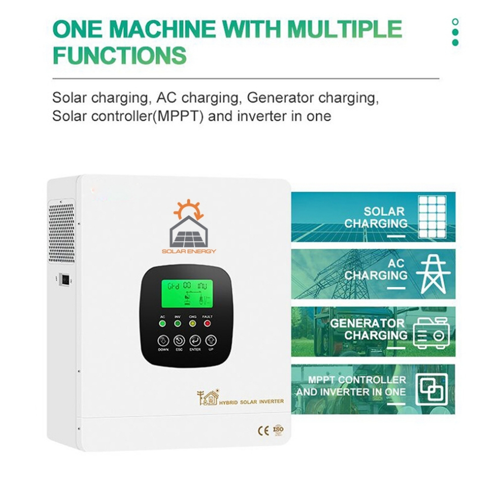 INVERTER SOLAR ENERGY HYBRID OFF-GRID HFP SERIES 6.3KW /10.3KW (2 year warranty)
