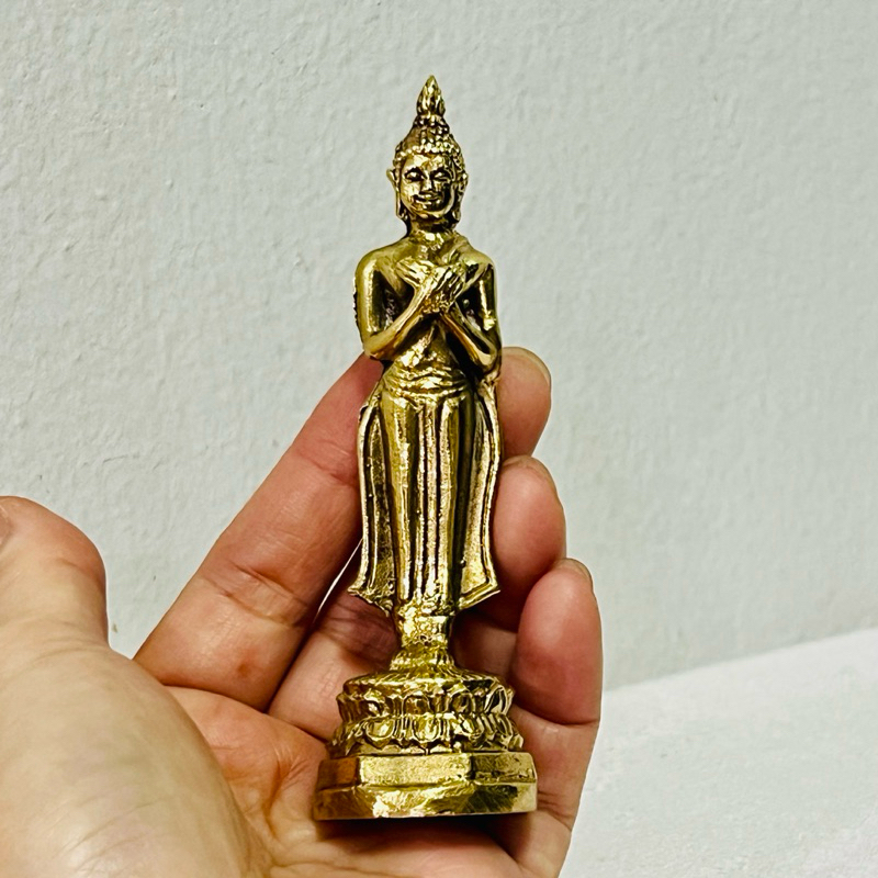 พระประจำวันเกิด ทองเหลือง หน้าตัก 1.5 นิ้ว สำหรับใส่บาตรหรือนำไปบูชา - รูปที่ 6