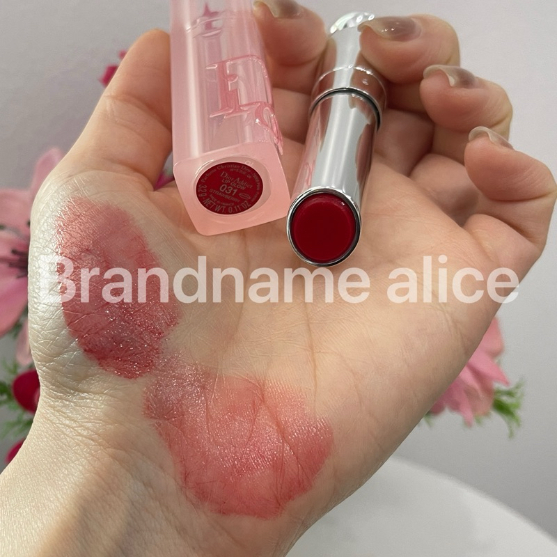 ป้ายไทยแท้💯 Dior Addict Lip Glow ลิปบาล์ม 031 สีจีซู ผลิต10/2022