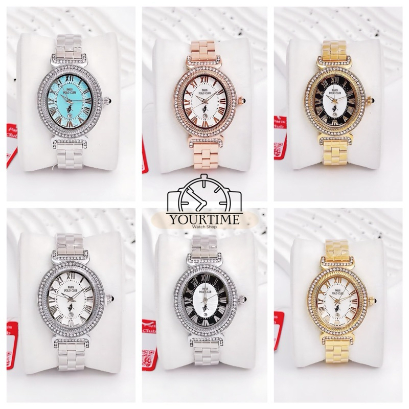 PARIS POLO CLUBPPC-DA03 นาฬิกาผู้หญิง แท้💯 ประกัน 1 ปี