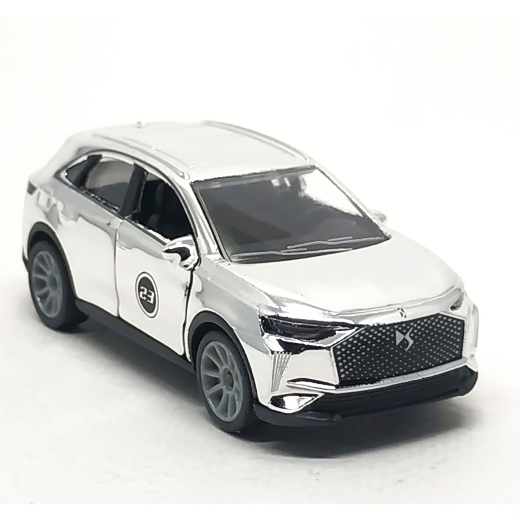 Majorette Citroen DS7 E-Tense - 23 Collection สีเงินโครม Scale 1/59 (8cm) ไม่มี package