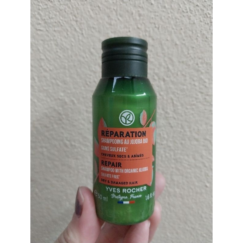 YVES ROCHER REPARATION SHAMPOO อีฟโรเช แชมพู สูตร Repair 50 ml.