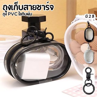 ปลีก/ส่ง ถุงป้องกันฝุ่นแบบใส  กระเป๋าเก็บหูฟัง พกกุญแจ พาง่า…