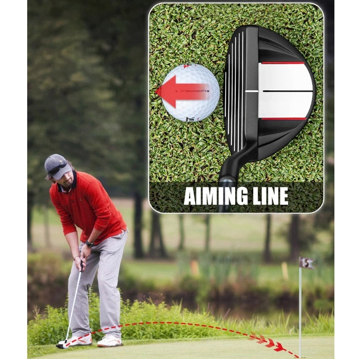 ไม้กอล์ฟ Chipper/Putter Golf PGM (TUG070) Stainless steel สำหรับคนถนัดขวา LOFT 37 ํ รุ่น YB-030 สีดำแดง ราคา ถูกที่สุด ดีลบีเคเค แกลเลอรีภาพที่ 8