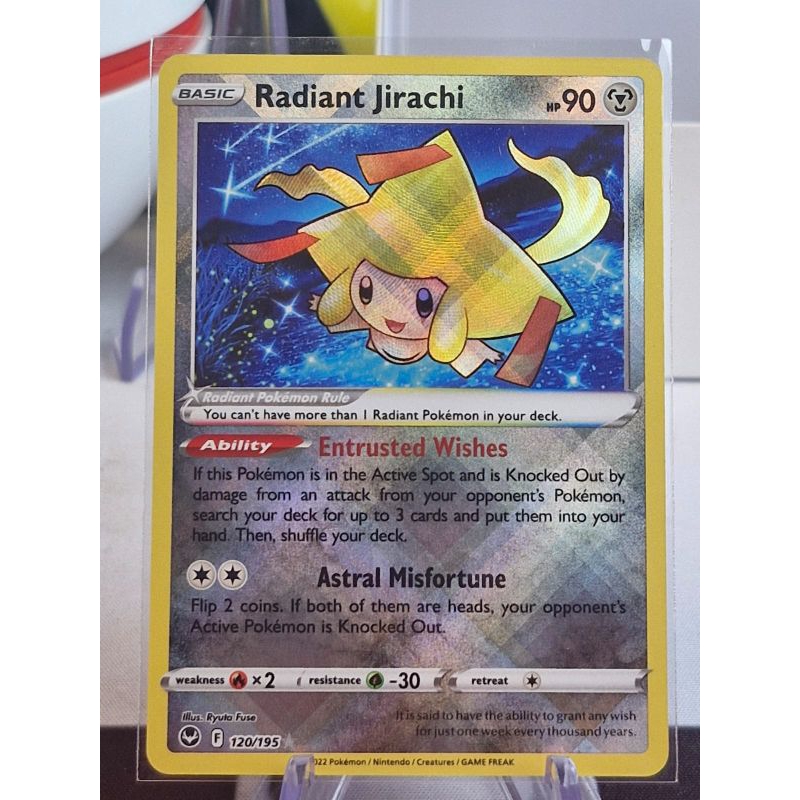 Radiant Jirachi - 120/195 - Pokemon Silver Tempest Radiant Rare