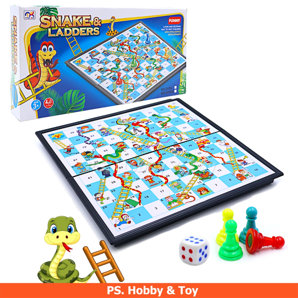 เกมกระดานแม่เหล็ก เกมบันไดงู ITEM NO.PS- 94225