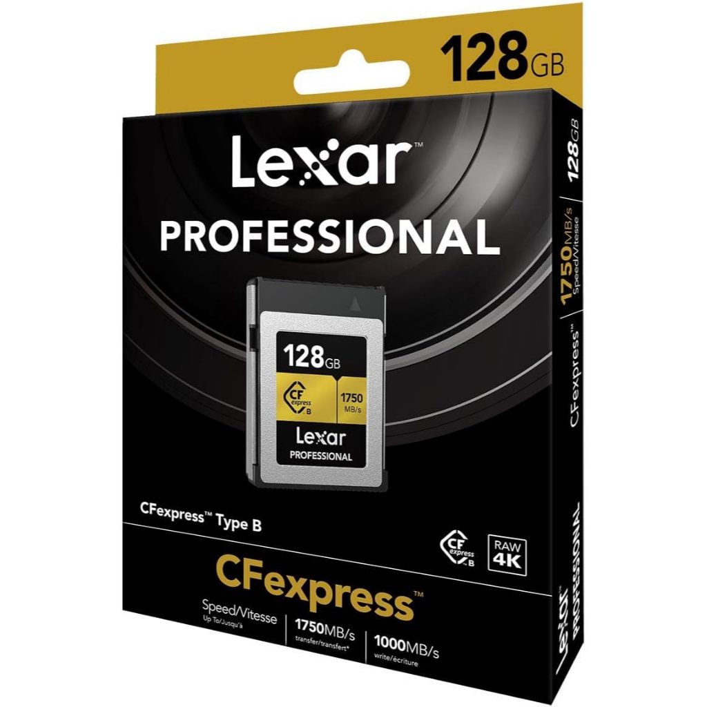 Lexar 128GB Professional CFexpress  Type-B Gold