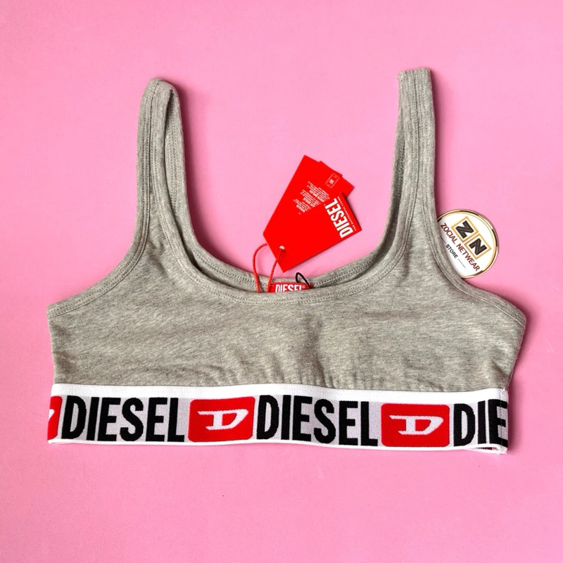 Diesel สปอร์ตบรา ผู้หญิง สีดำ ผ้าคอตตอน thumbnail 8