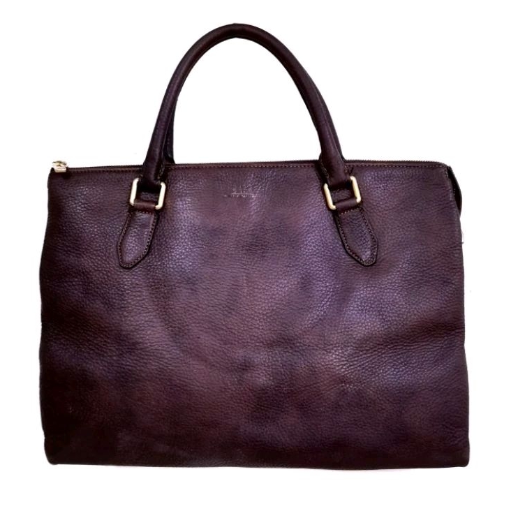Daks London กระเป๋าใส่เอกสาร กระเป๋าหนังแท้ โน๊ตบุ๊ค กระเป๋าหนังแท้มือสอง men leather briefcase mess