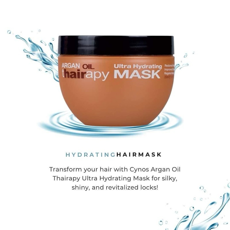 ทรีทเม้นท์ Cynos Argan Oil Ultra Hydrating Mask