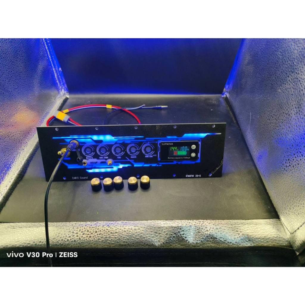 ชุดเพลท APTX3   เดินระบบไฟ ไม่เอาแอมป์  วัดแบตดิจิตอล มีไฟled