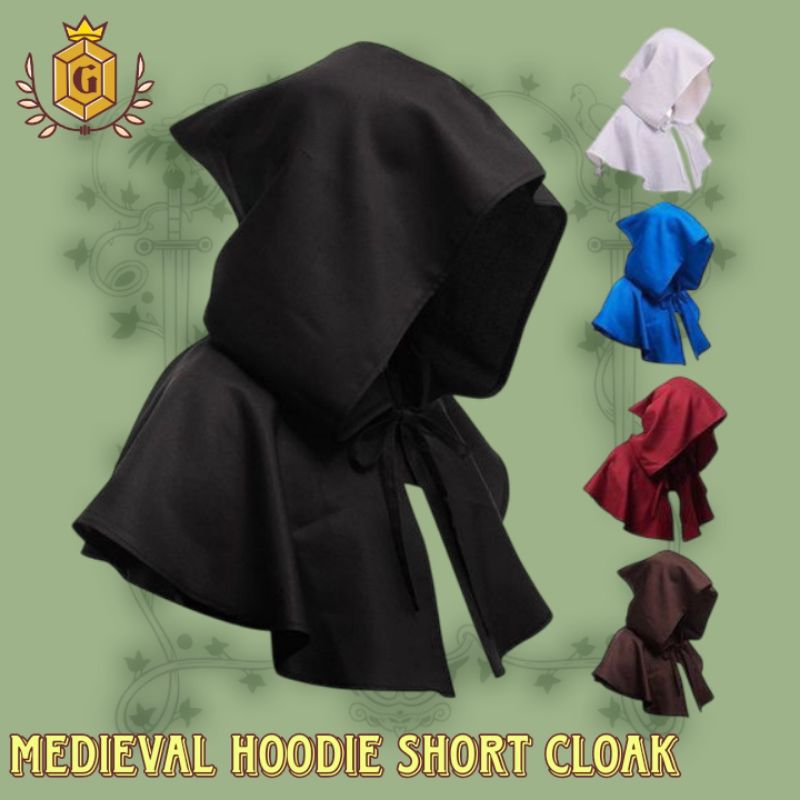 พร้อมส่ง 5 สี ผ้าคลุมยุคกลางแบบสั้น สไตล์ Medieval