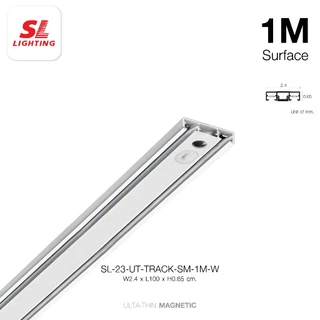 SL LIGHTING | Ultra-Thin Magnetic Track Light รางโคมไฟรางแม่เหล็กแบบบาง 6.5 มิลลิเมตร 48 โวลล์
