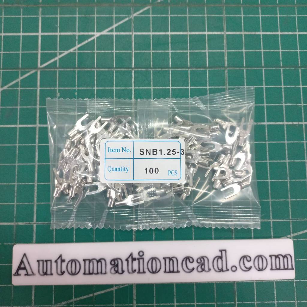 สินค้าเทียบเท่า TLUG Y1.5-3 หางปลาแฉกเปลือย จีน SNB1.25-3 หางปลากล้ามปู หางปลาแฉกเปลือย (100ตัว/ถุง)