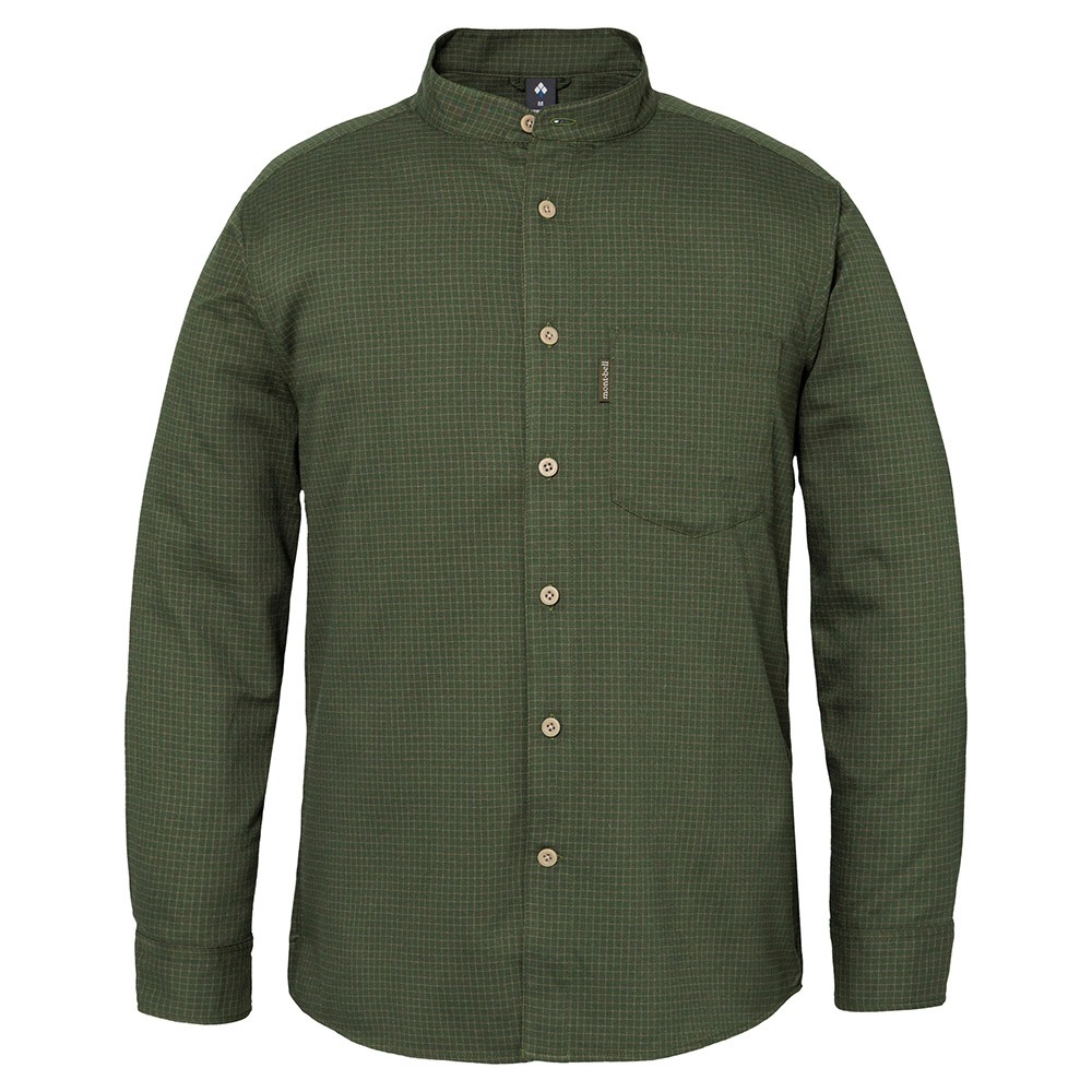 Montbell เสื้อเชิ้ตคอตั้งแขนยาว รุ่น 1114668 Wickron O.D. Stand Collar Shirt Men's