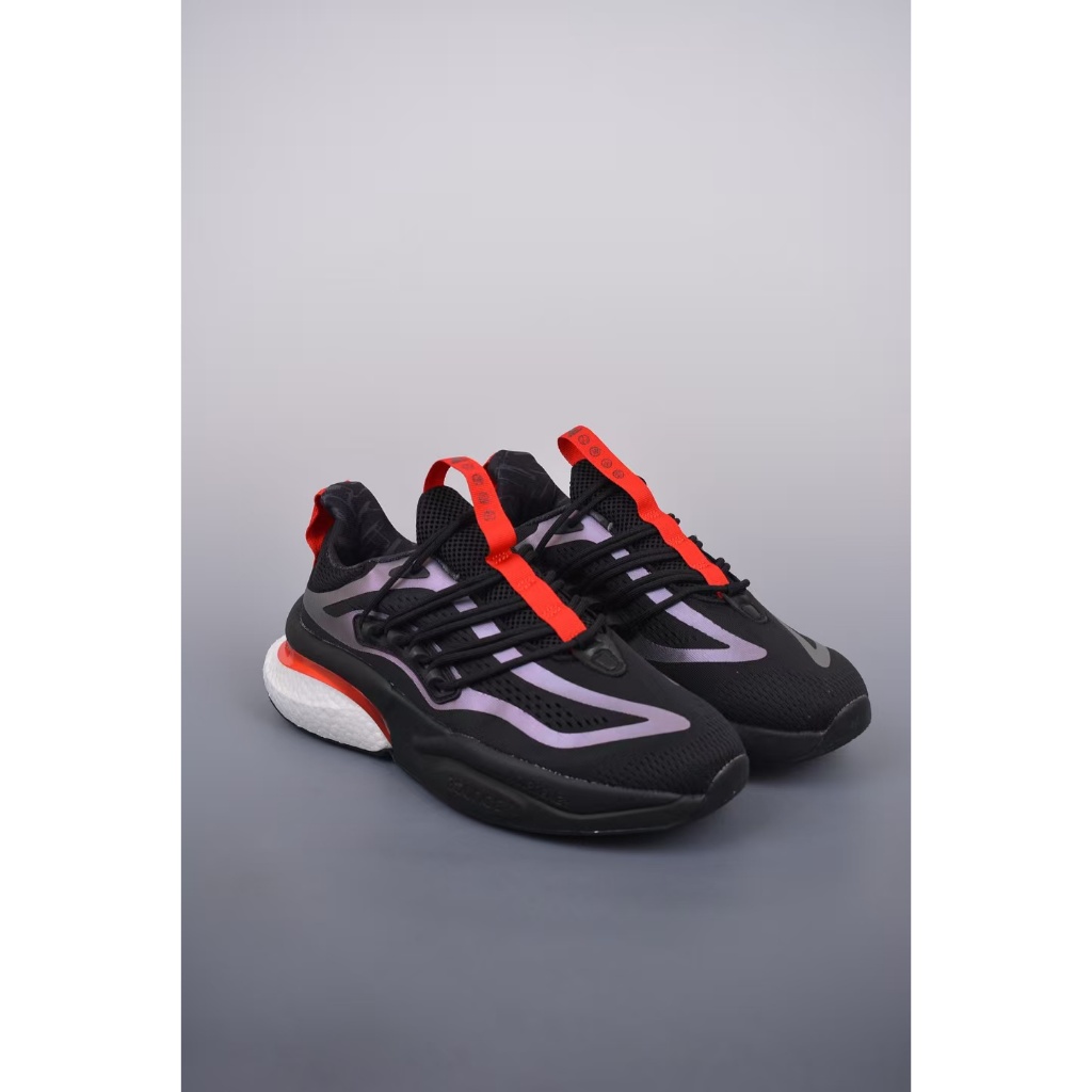 ผลิตภัณฑ์ถ่ายจริง adidas ALPHABOOST V1 Sustainable รองเท้าวิ่งสบาย ๆ เทรนด์ต่ำ  IE4218