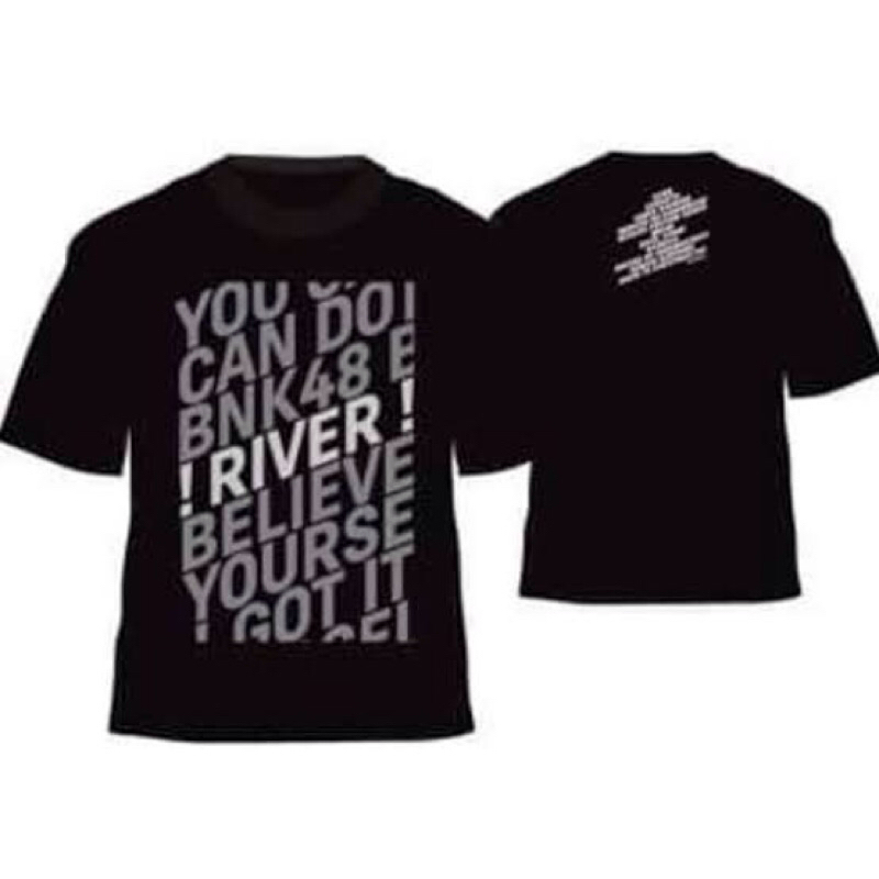 เสื้อBNK48 River XL มือ1ในซีล (ใช้โค้ดfashionลด30%ได้)