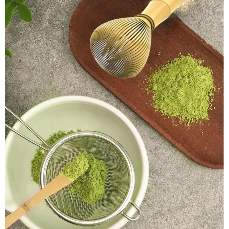 แปรงเรซิ่น สำหรับชงมัทฉะ ชาเขียว คละสี : ทางร้านเลือกให้