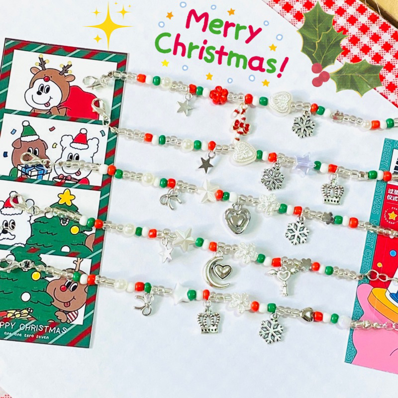 กำไลคริสมาส merry Christmas