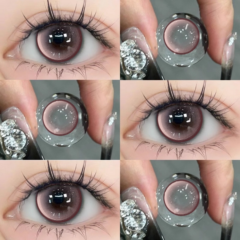 (COD&7DAYS RETURN)คอนแทคเลนส์สี 1 คู่ คอนแทคเลนส์รายปี คอนแทคเลนส์ 14.2mm/14.5mm คอนเทค เลนส์