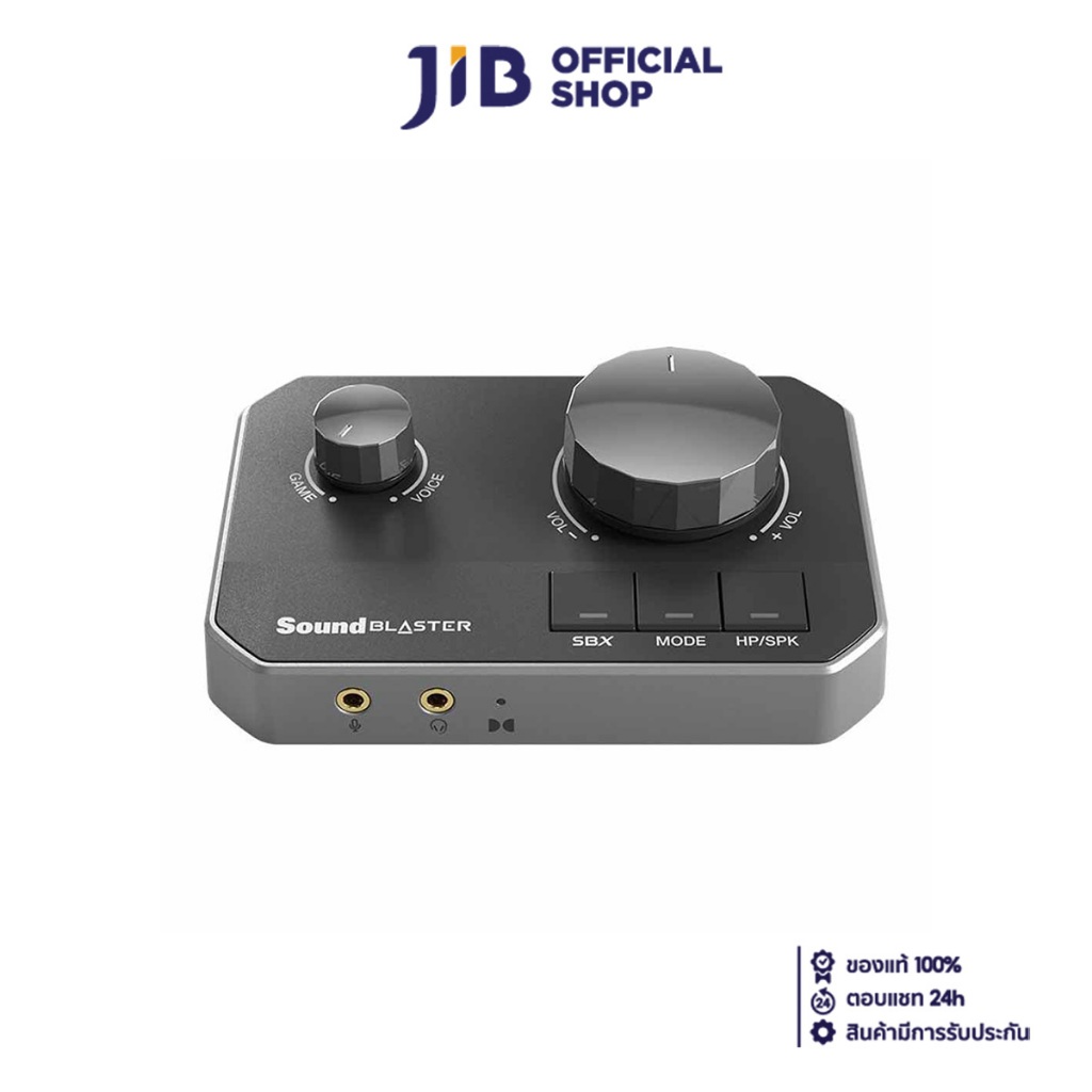 USB SOUND CARD (ซาวด์การ์ดยูเอสบี) CREATIVE SOUND BLASTER G8 - HI-RES GAMING DUAL USB DAC AND AMP