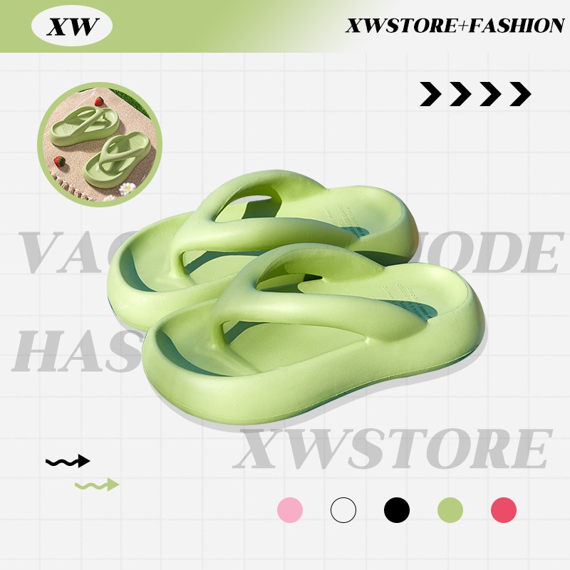 XWshopee สุดขายดี รองเท้าแตะหูหนีบแฟชั่นสุดน่ารัก ดีไซน์สวยพื้นนิ่มน้ำหนักเบาสวมใส่สบายมีกันลื่นแน่นๆ ราคาดีไม่แรงจับต้อ