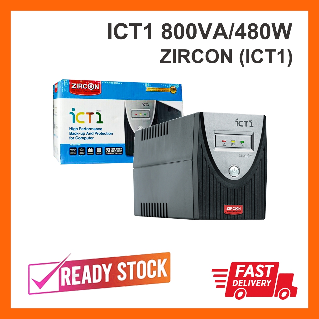 เครื่องสำรองไฟ เซอร์คอน ICT1-800VA/480W