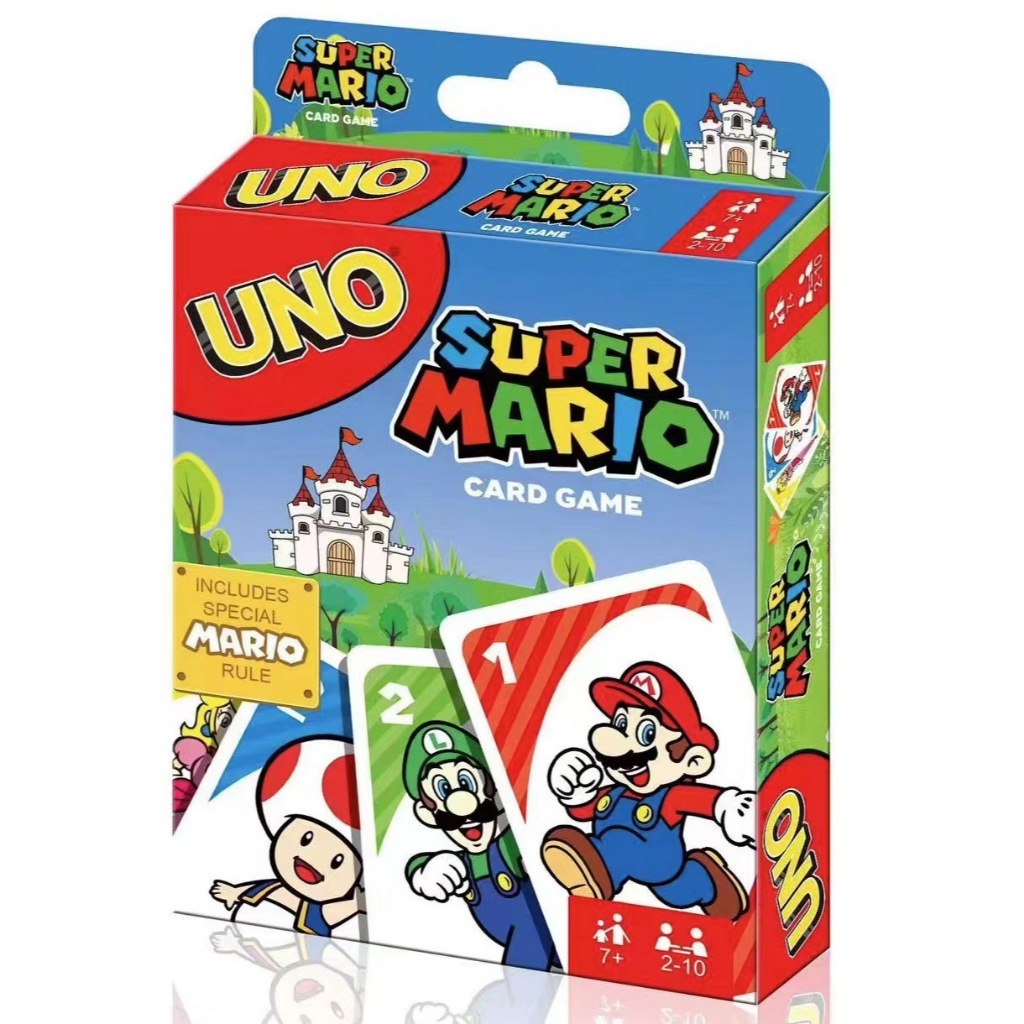 อูโน่ UNO card game การ์ดซุปเปอร์มาริโอ้ Uno Super Mario card game เกมไพ่ การ์ดเกม *พร้อมส่ง*