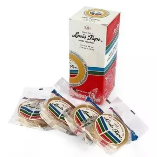 เทปใส หลุยส์ Louis Tape 1/2, 3/4, 1นิ้ว ยาว 36 หลา (จำนวน 1 ม้วน)
