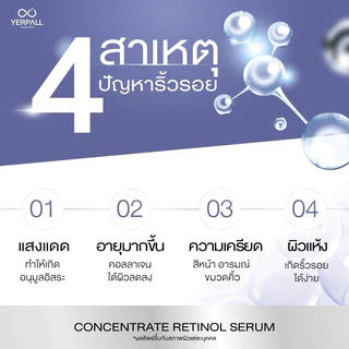เซรั่มเรตินอล Intensive Concentrate 15 ml | ลดเลือนริ้วรอย ฟื้นฟูเซลล์ผิว Yerpall ของแท้ Official