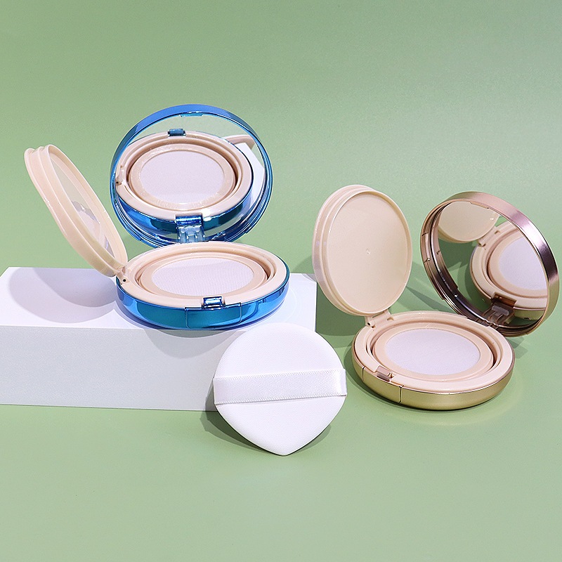 ตลับเปล่า คุชชั่น สลิมรุ่นใหม่พรีเมี่ยม รุ่นตาข่าย**ใช้กับรุ่น refill SKIN**FIC ได้*** ตลับ พร้อมพัฟหยดน้ำ