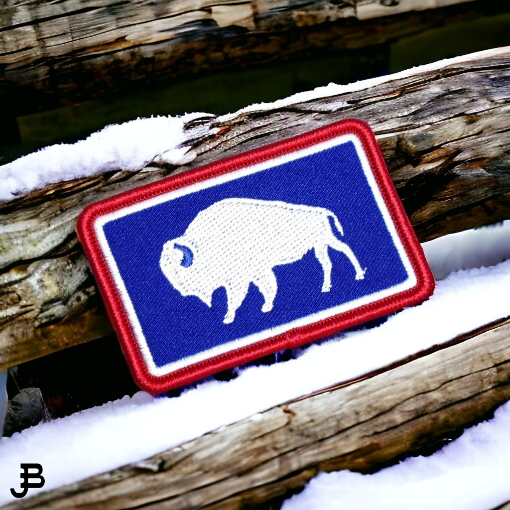 Buffalo Johnson , Patch ติดตีนตุ๊กแก , Wyoming State Flag