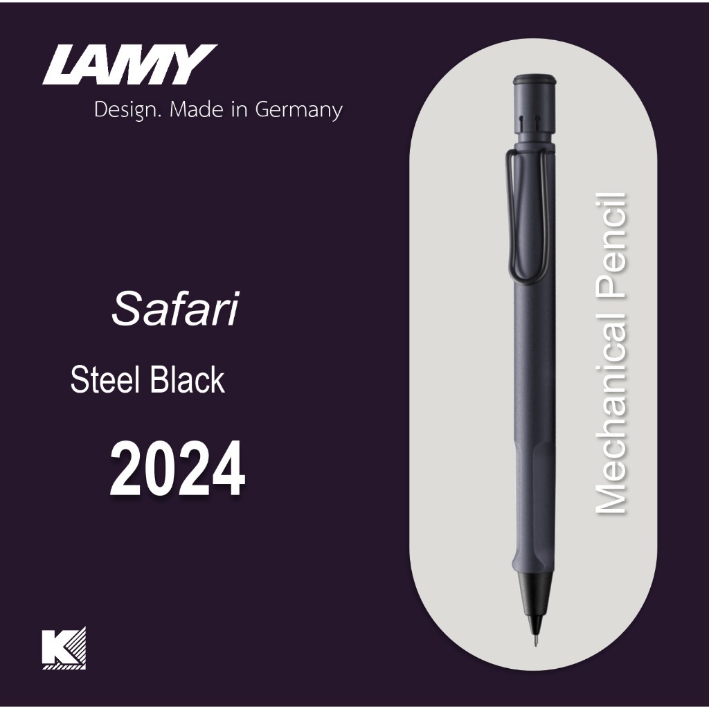 LAMY Safari Steel Black 2024 - รูปที่ 2