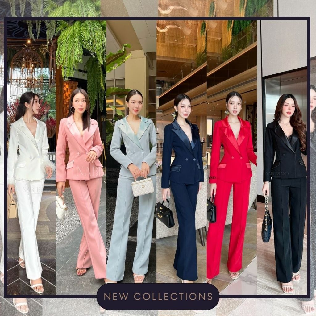 XS-XL เซ็ทสูทสุดหรู ลุค CEO งานป้าย NABI สูทผู้หญิง สูทวัยรุ่น ชุดทำงานสวยๆ ชุดสูทสวยๆ