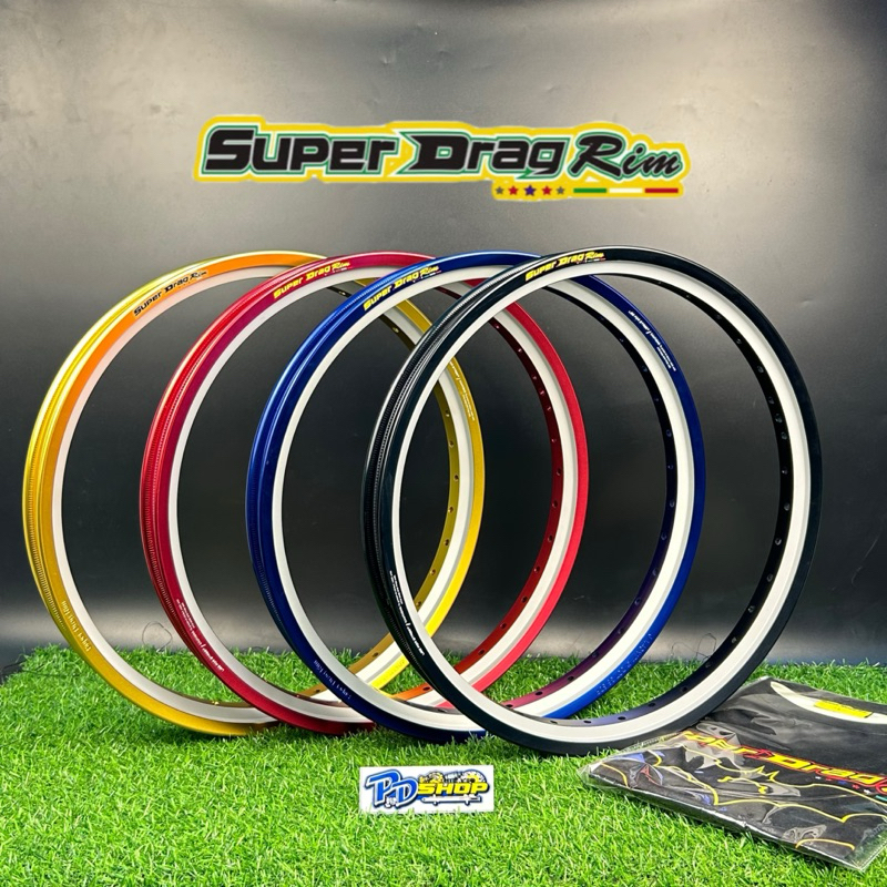 วงล้อ Super Drag Rim ลายทูโทน ขนาด 1.40-17 (2 วง)