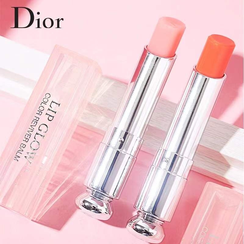 ของแท้ 100% Dior Addict Lip Glow Dior Addict Color Changing Lip Balm สิ่งประดิษฐ์สำหรับใช้ในชีวิตประจำวันโดยไม่ต้องแต่งห