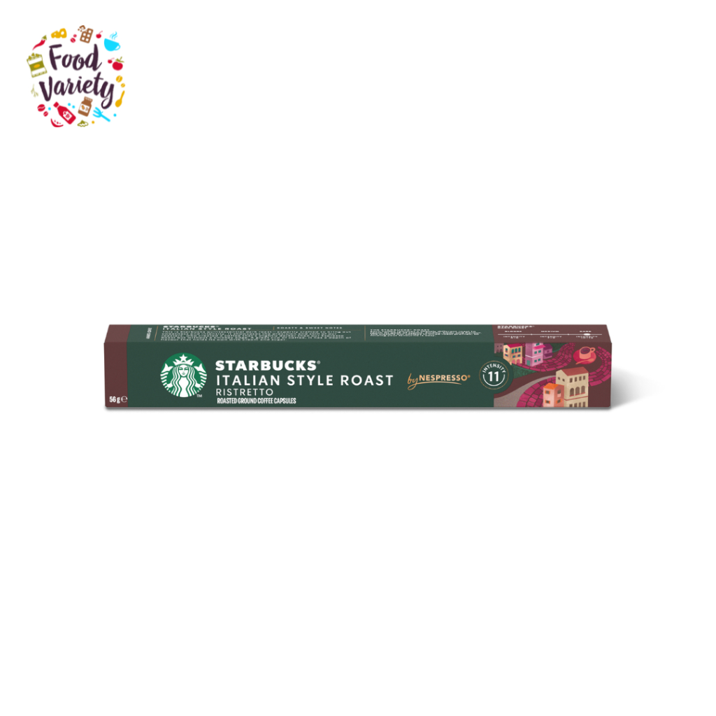 [Best Before 11-Nov-2026]Starbucks by Nespresso Italian Roast Coffee Pods 10 Pods 56g