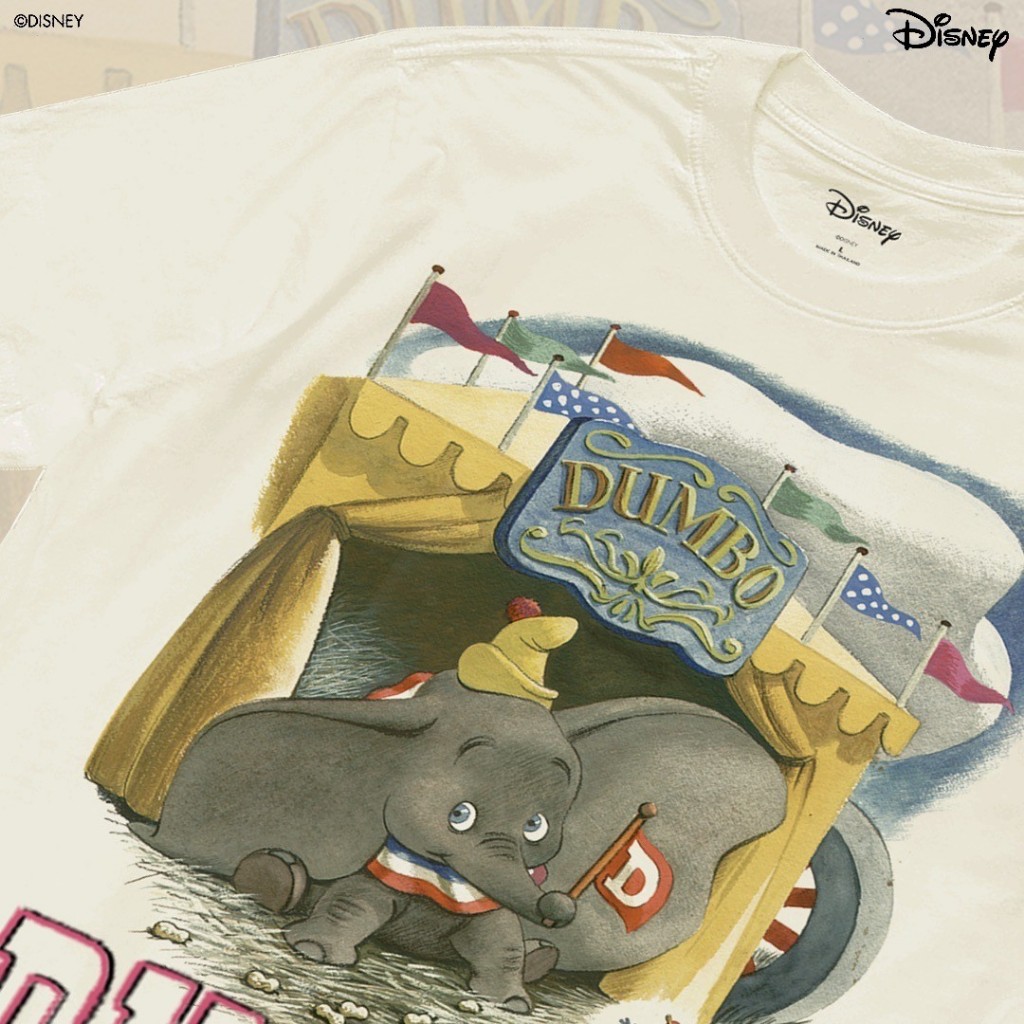 Power 7 Shop เสื้อยืดการ์ตูน "Dumbo" ลิขสิทธิ์แท้ DISNEY (TM-174) — صورة 2