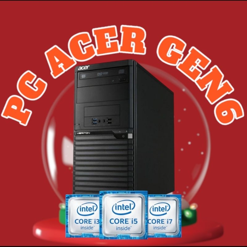 คอมพิวเตอร์ PC Acer Veriton X4640G Core i5 GEN6 RAM 8GB SSD 120GB