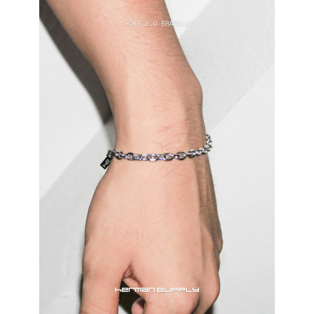 HERMAN SUPPLY - CHOKE 2.0 Bracelet สร้อยข้อมือ สแตนเลส แนวมินิมอล 5MM
