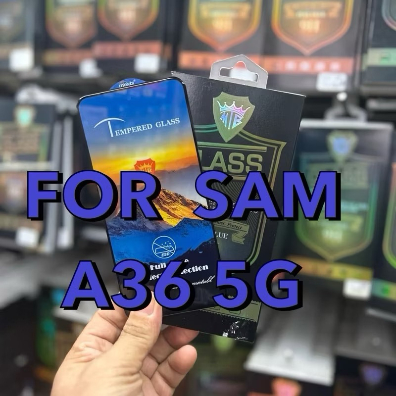 ฟิล์มกระจกนิรภัยแบบเต็มจอ (แบบใส)(แบบด้าน)(แบบกันมอง) รุ่น Samsung A36 (5G)  A56(5g)!!! ฟิล์มกระจกนิ