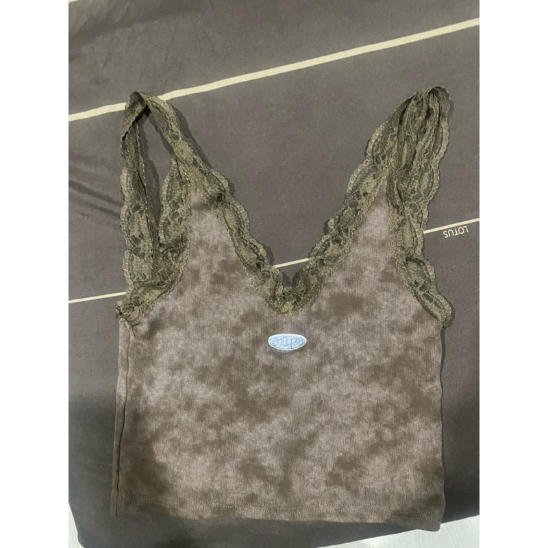 Atipa สายเดี่ยวคอลใหม่สีน้ำตาล