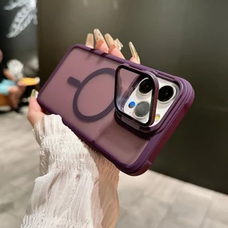 เกราะป้องกันบานใหญ่ Magnetic Case For iPhone 17 16 15 14 13 12 11 Promax Pro Plus เคสกันกระแทก เคสไอโฟน