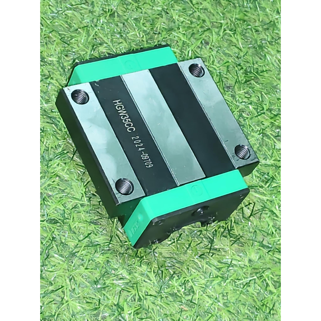 Bearing Block HGW35CC แถบเลื่อนแบบหน้าแปลน รูยึด M8 สำหรับเครื่อง CNC Center Precision #ไม่มีกล่องแพ