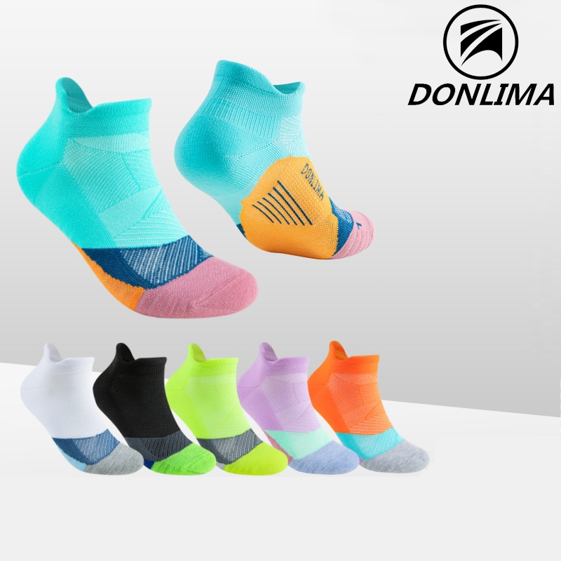 New!!ถุงเท้าวิ่งรุ่นใหม่ ถุงเท้ากีฬา Donlima รุ่น DL13 รุ่นใหม่ล่าสุด ปรับปรุงใหม่ สวมใส่สบาย ระบายอากาศได้ดี กระชับเท้า