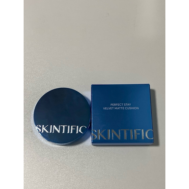 ส่งต่อ คุชชั่น SKINTIFIC Perfect Stay Velvet Matte Cushion สีฟ้า 02N Natural Ivory